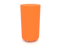 Cabinet on wheels TM 09 (D=503х981, luminous bright orange)