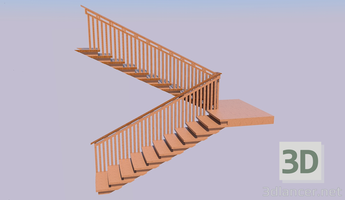 3d model Escaleras - vista previa