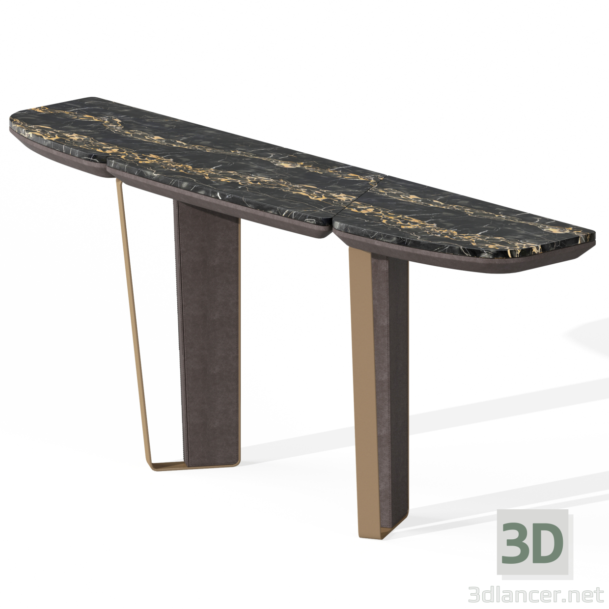 Mesa consola Longhi KEOPE 3D modelo Compro - render