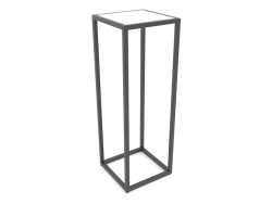 Square console (GLASS, 30x30x86)