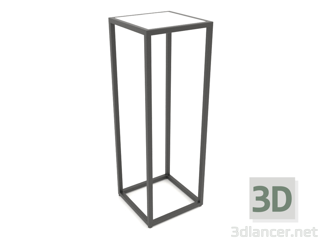 3D Modell Quadratische Konsole (GLAS, 30x30x86) - Vorschau