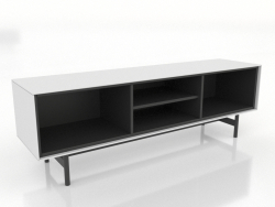 TV sehpası 3 1450 mm (beyaz)