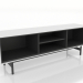 3D modeli TV sehpası 3 1450 mm (beyaz) - önizleme