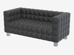 Ledersofa Doppel Hoffmann Kubus