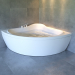 Badewanne Troja Extra (1500х1500mm) Corona und VRay 3D-Modell kaufen - Rendern