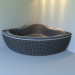 modello 3D di Bathtube Troy Extra (1500х1500mm) Corona e VRay comprare - rendering