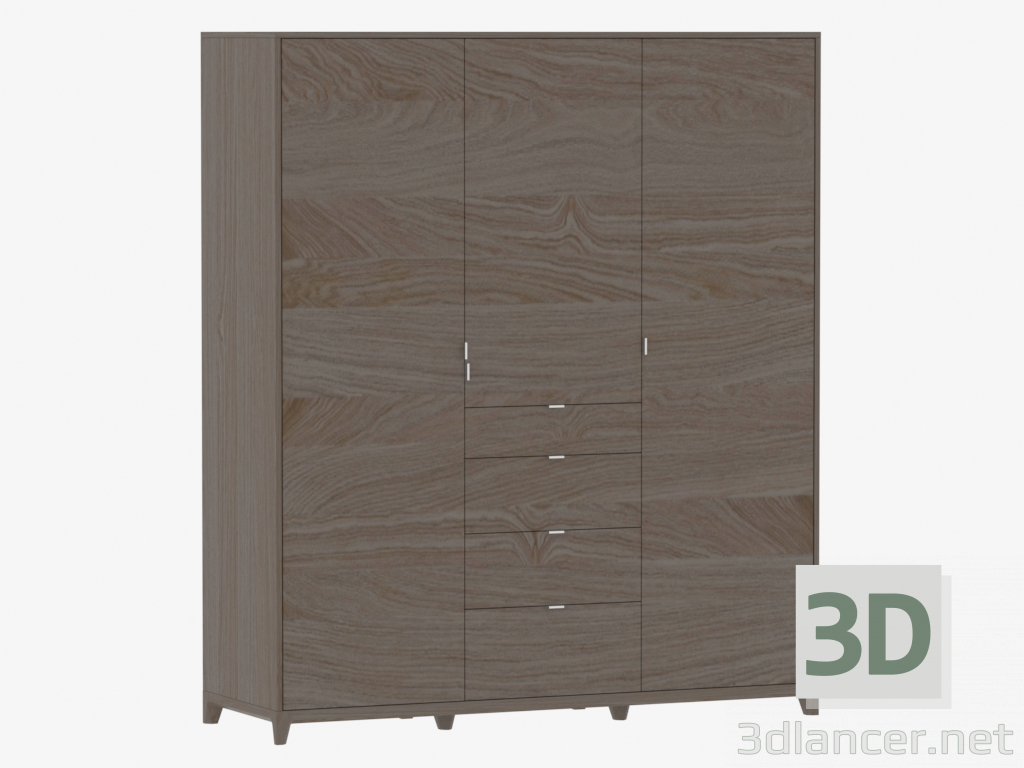 3d model Wardrobe CASE № 2 - 1800 (IDC020007000) - preview