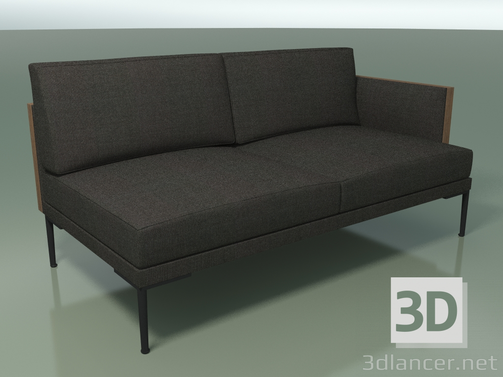 3D modeli Uç modülü 5229 (sol kolçak, Ceviz) - önizleme