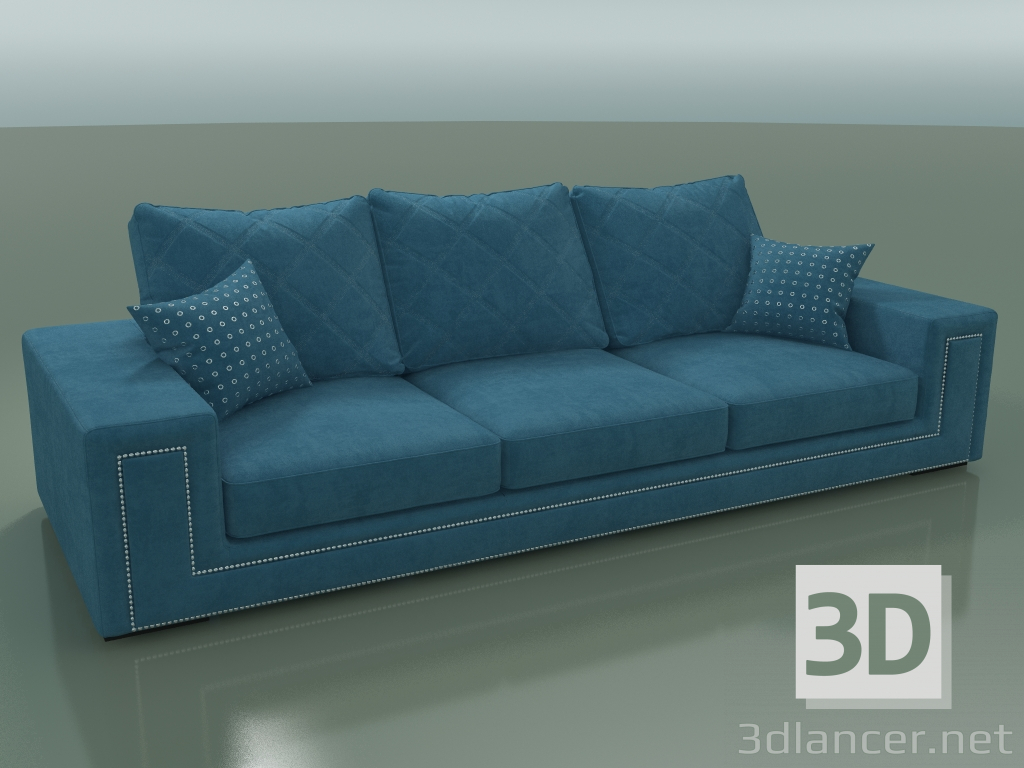 Modelo 3d Sofá-cama duplo - preview