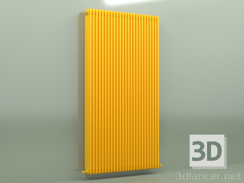 3d модель Радиатор TESI 5 (H 2200 25EL, Melon yellow - RAL 1028) – превью