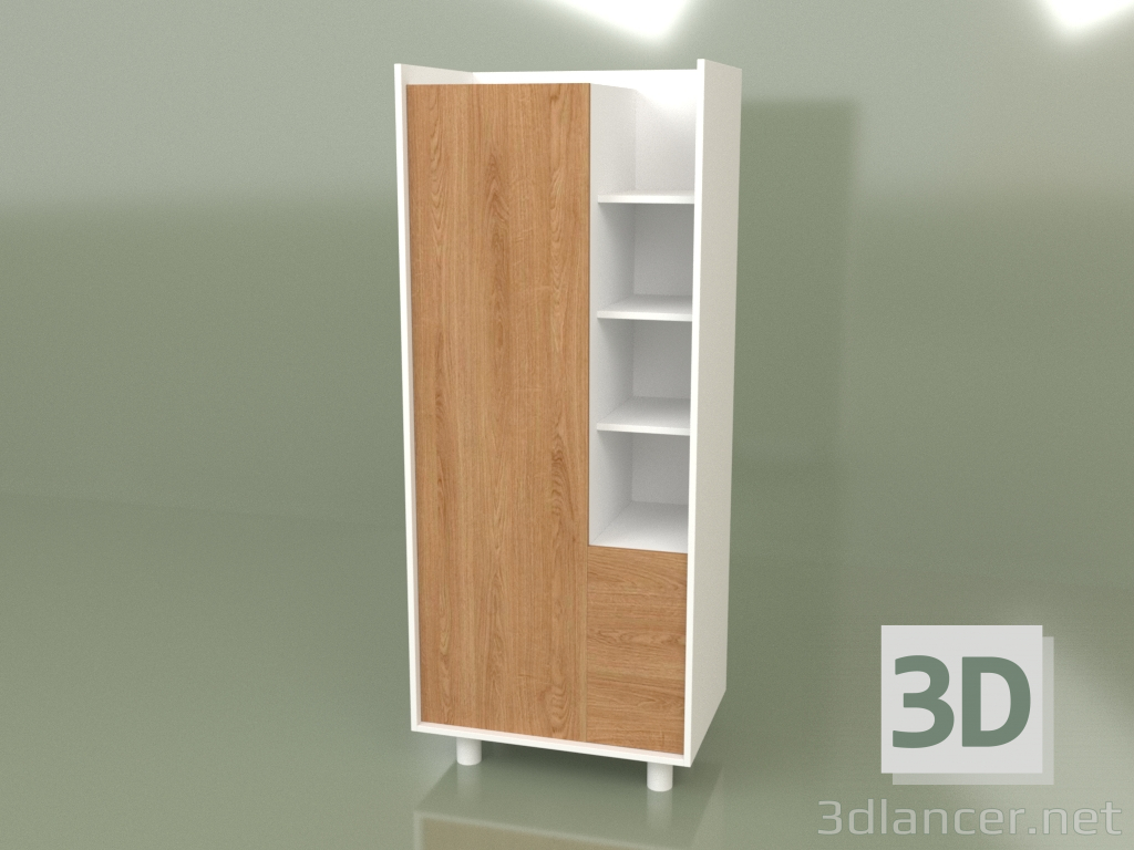 3d model Mini armario con cajones (30101) - vista previa