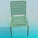 Modelo 3d Chairwith os buracos - preview