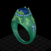 3d men's ring model buy - render