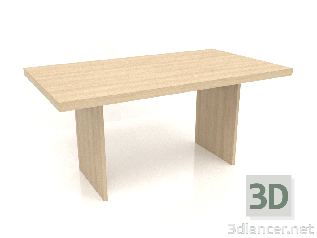 3d model Mesa de comedor DT 13 (1600x900x750, madera blanca) - vista previa