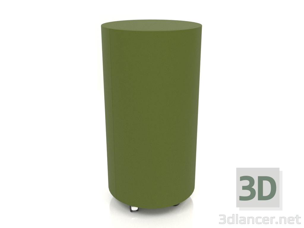 3d модель Тумба на колесиках TM 09 (D=503х981, green) – превью