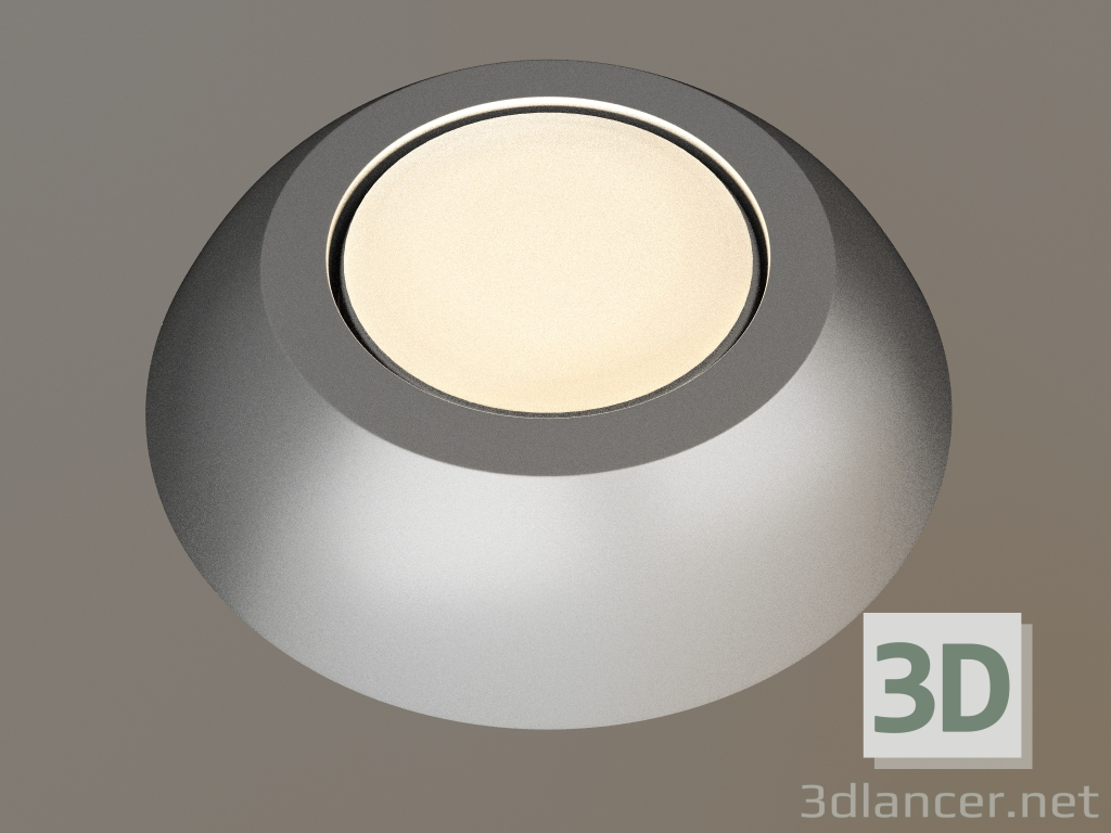 3d модель Светильник с накладкой ART-DECK-CAP-DOME-R50 with LAMP-R40-1W – превью