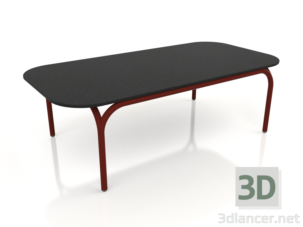 modello 3D Tavolino (Rosso vino, DEKTON Domoos) - anteprima