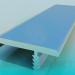 3D Modell Aluminium-Profil - Vorschau