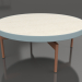 Modelo 3d Mesa de centro redonda Ø90x36 (cinza azul, DEKTON Danae) - preview