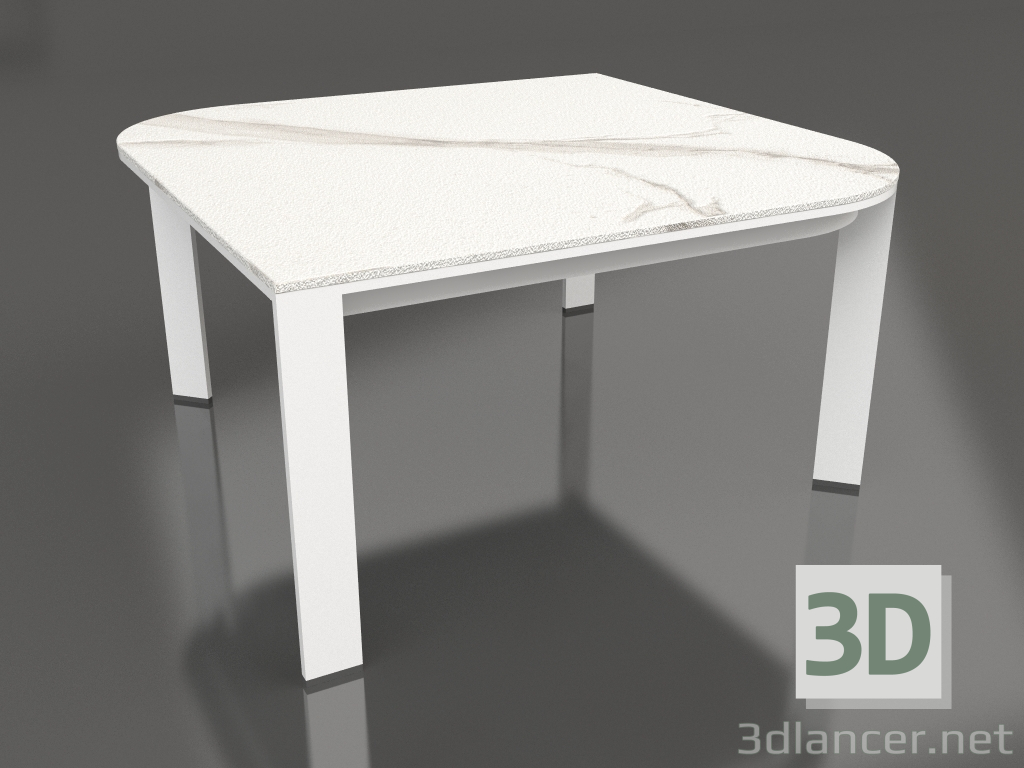 3D Modell Couchtisch 70 (Weiß) - Vorschau