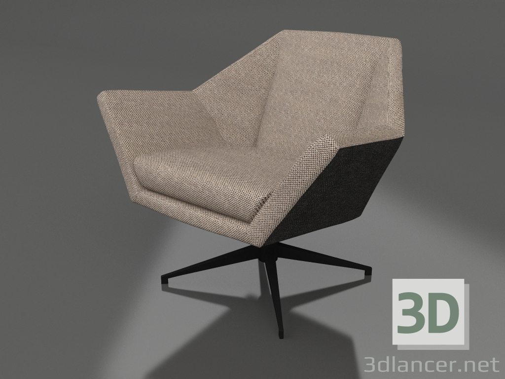 3d model Sillón tío Jesse - vista previa