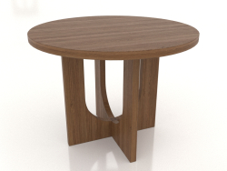 Dining table ROUND Ø 1000 mm (light walnut)