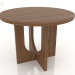 3d model Dining table ROUND Ø 1000 mm (light walnut) - preview