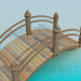 3d model garden bridge - preview