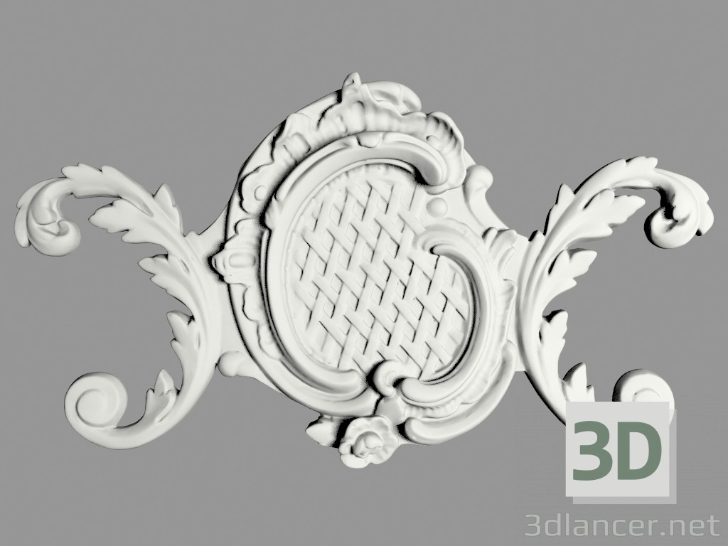 3d model Decoración de pared (Ф145) - vista previa