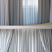 3d Curtains with tulle set 04 model buy - render