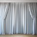 3d Curtains with tulle set 04 model buy - render