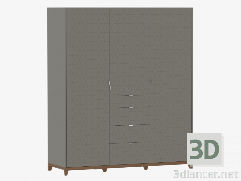 3d model Wardrobe CASE № 2 - 1800 (IDC020001327) - preview