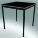 Modelo 3d Mesa quadrada Base 70X70 cm (Preto, Contraplacado, Preto) - preview