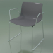 3d model Chair 2074 (on rails, with armrests, polypropylene PO00412) - preview