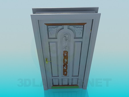 modèle 3D Porte d’entrée - preview