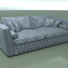 3d model Four-seater sofa - preview