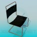 3d model Silla con respaldo de tela - vista previa