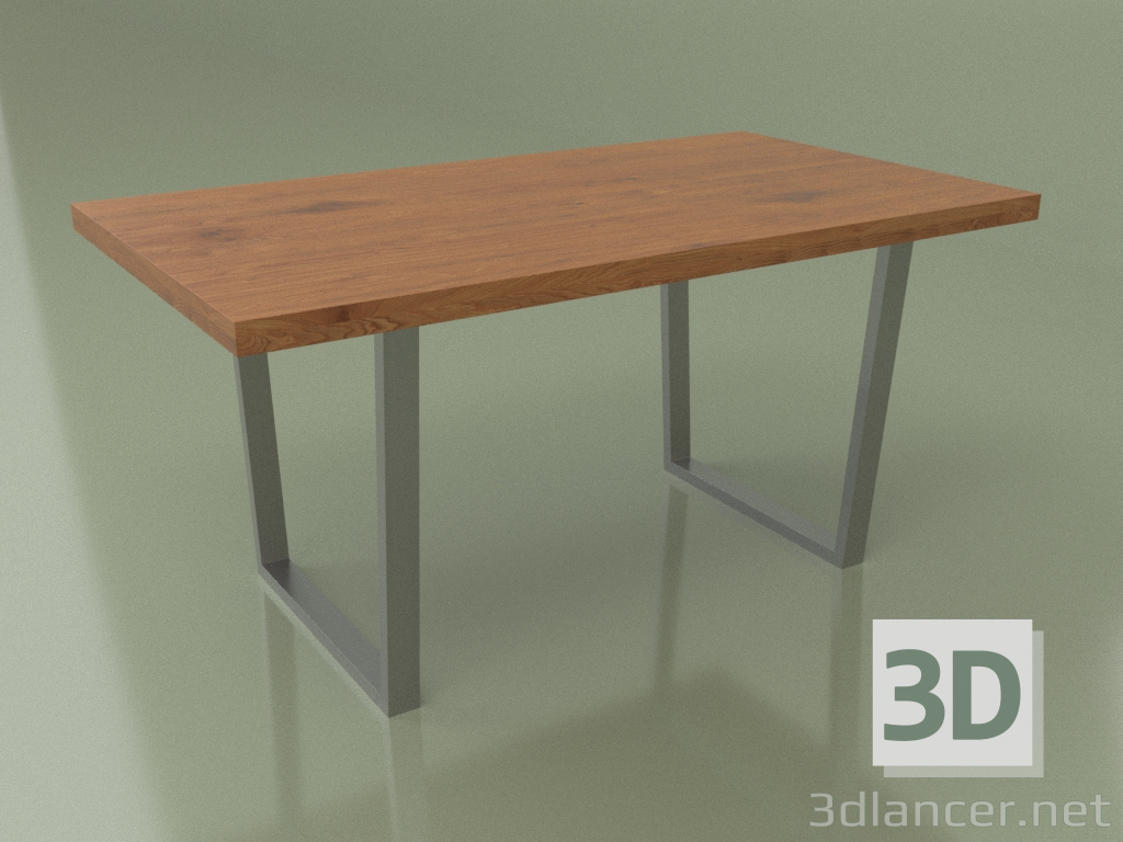 3d model Dining table Modern (Walnut) - preview