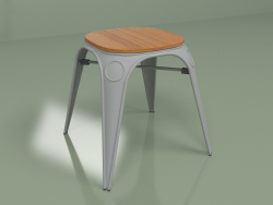 Tabouret Louix hauteur 46 (gris clair)