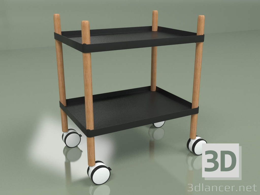 Modelo 3d Mesa de centro Manhã 50х36 (preto) - preview