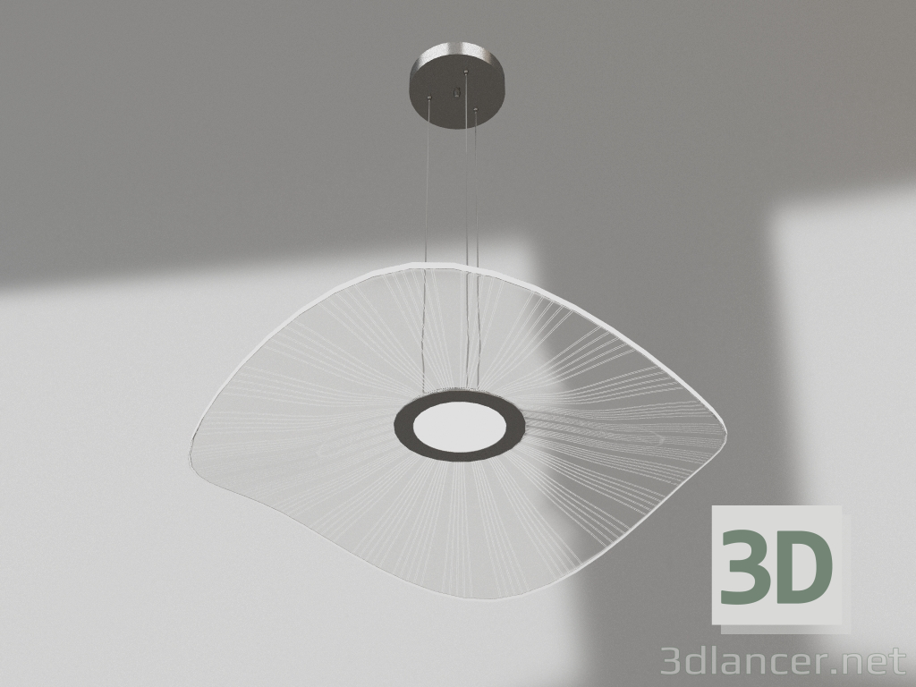 3d model Suspensión Jasmine cromada d60 (08036-60.02) - vista previa