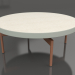 3d model Round coffee table Ø90x36 (Cement gray, DEKTON Danae) - preview