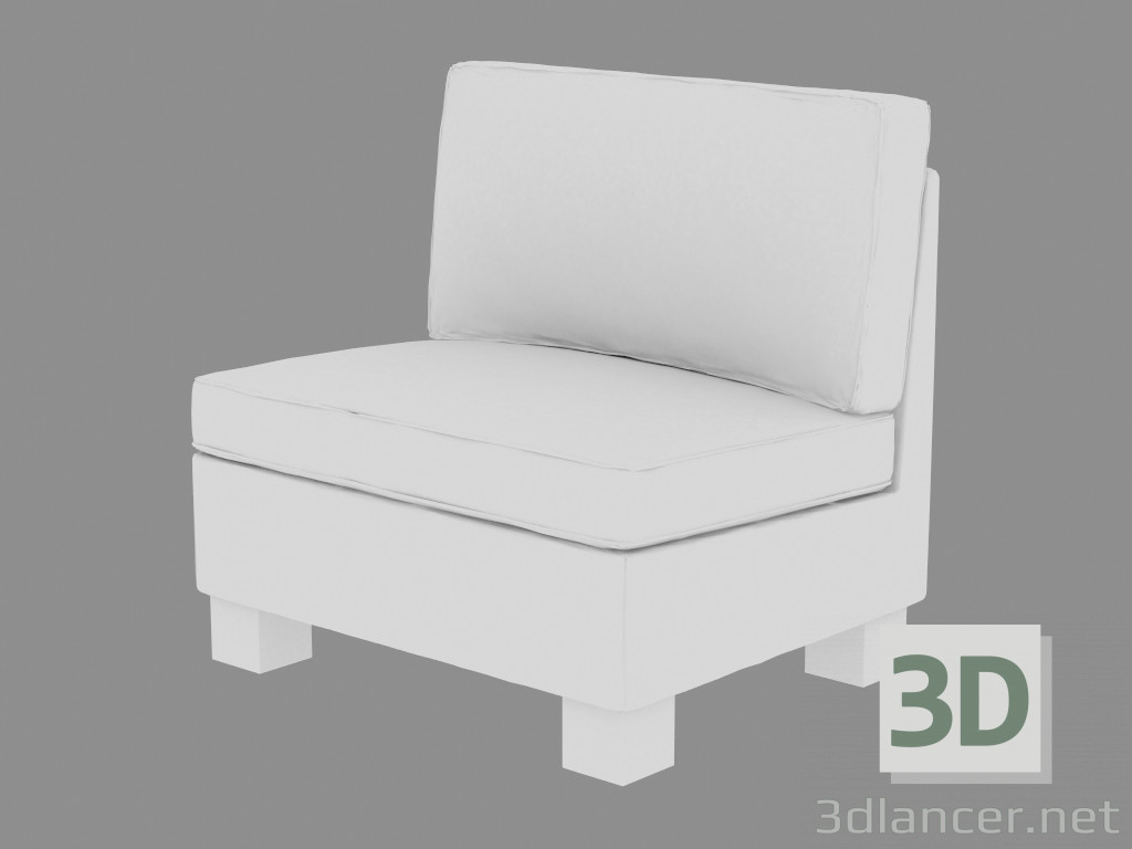 3D modeli Koltuk Tek 56 Kivik - önizleme