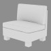 3d model Cama individuales 56 Kivik - vista previa