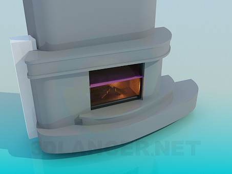 3d model Chimenea - vista previa