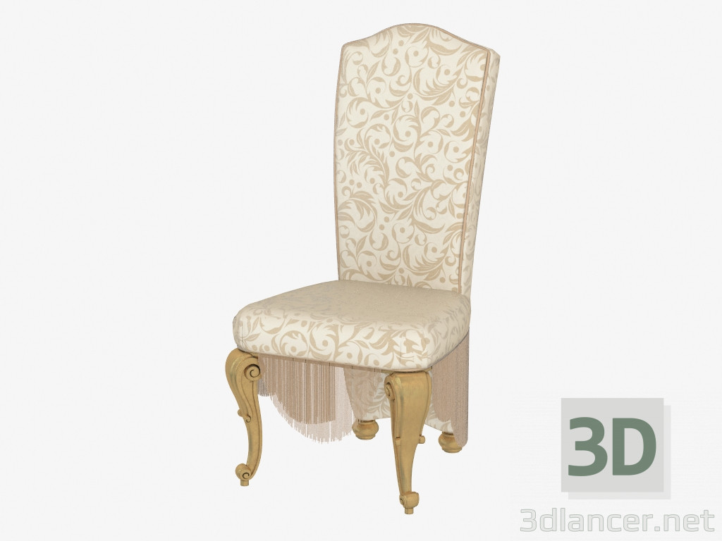 3d model Silla de comedor en estilo clásico 510 - vista previa