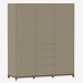 3d model Wardrobe CASE № 2 - 1800 (IDC020101910) - preview