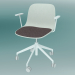 3d model Chair with SEELA castors (S341 with padding) - preview