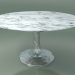 3d model Round dining table (136, White Carrara Marble) - preview