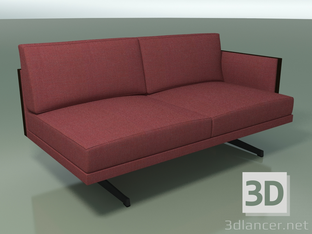 3D modeli Uç modülü 5229 (sol kolçak, H ayaklar, Wenge) - önizleme